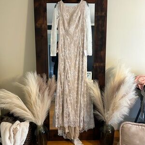 Lulus bridal dress